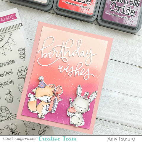 Celebrate with The Stamps of Life - Happy Birthday Sentiment Stamps