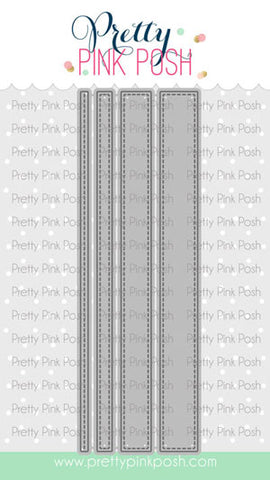PRETTY PINK POSH: Stitched Strips | Die