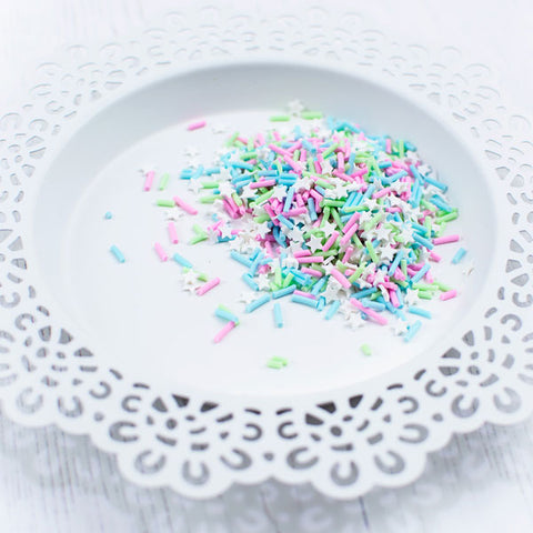 PRETTY PINK POSH:  Clay Confetti | Sugar and Spice