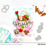 PRETTY PINK POSH: Large Hugs | Hot Foil Plate