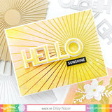 WAFFLE FLOWER: Outlined Hello | Die