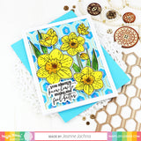 WAFFLE FLOWER: Hello Friend Sentiments | Combo Stamp & Die