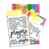 WAFFLE FLOWER: Oversized Prayers | Combo Stamp & Die