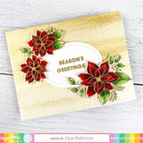 WAFFLE FLOWER: Poinsettia | Stamp