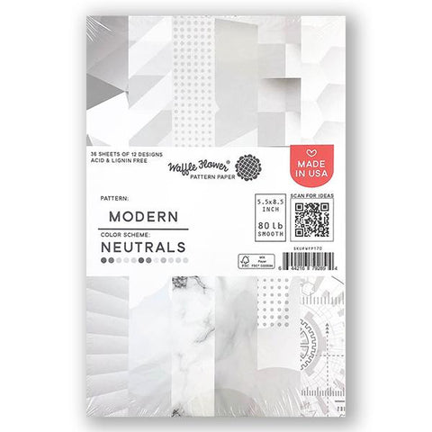 WAFFLE FLOWER: Modern | Neutrals Paper Pad