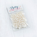 PRETTY PINK POSH:  Clay Confetti | White Hearts