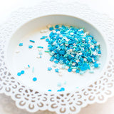 PRETTY PINK POSH:  Clay Confetti | Winter Snowflakes