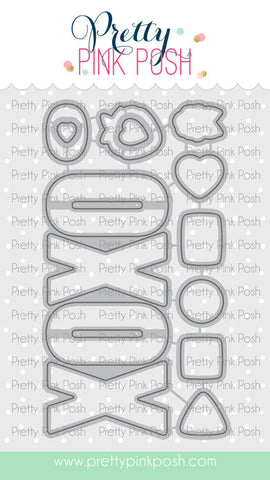 PRETTY PINK POSH:  XOXO | Die Set