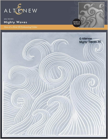 ALTENEW: Mighty Waves | 3D Embossing Folder