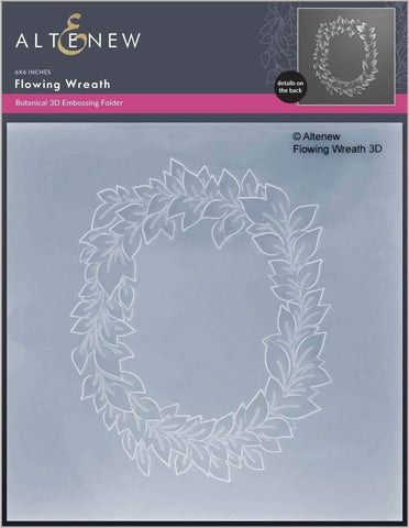 ALTENEW: Flowing Wreath | 3D Embossing Folder