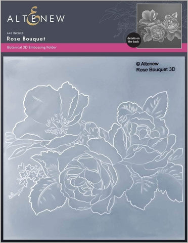 ALTENEW: Rose Bouquet | 3D Embossing Folder