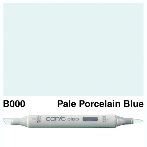 COPIC: Ciao Marker B000 (Pale Porcelain Blue) ORMD