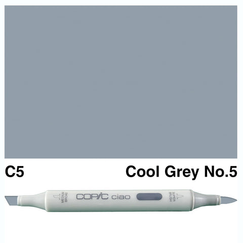 COPIC: Ciao Marker C5 (Cool Gray No. 5) ORMD