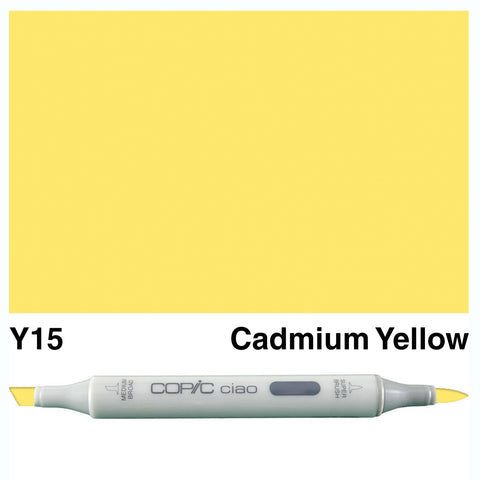 COPIC: Ciao Marker Y15 (Cadmium Yellow) ORMD
