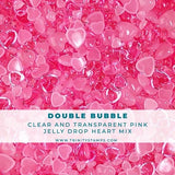 TRINITY STAMPS: Jelly Drop Hearts Embellishment Mix | Double Bubble