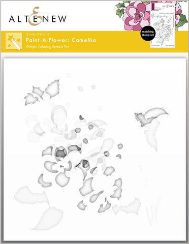 ALTENEW: Paint-A-Flower: Camellia | Stencil