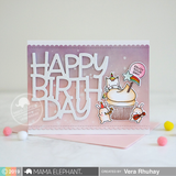 MAMA ELEPHANT: Big Happy Birthday Creative Cuts