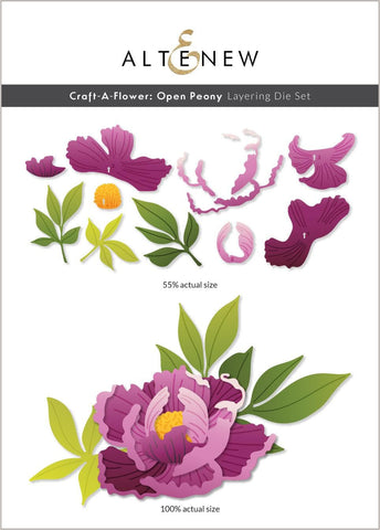 ALTENEW: Craft-A-Flower: Open Peony | Layering Die