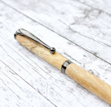 NORTHWEST BEACH WORKS:  Ballpoint Pen (Spalted Birch)