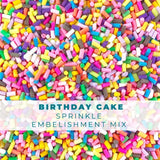TRINITY STAMPS: Embellishment Mix | Birthday Cake Sprinkles